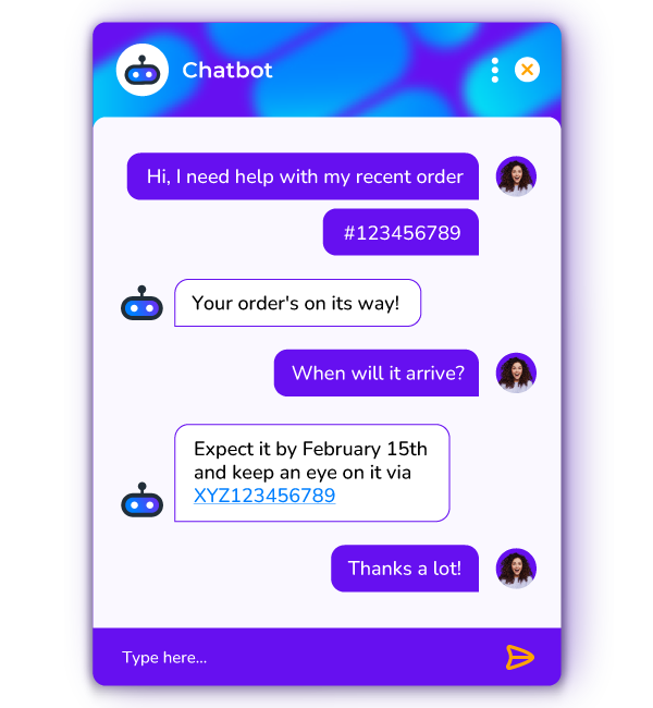 Conversational AI Cloud engagement platform chatbot conversation