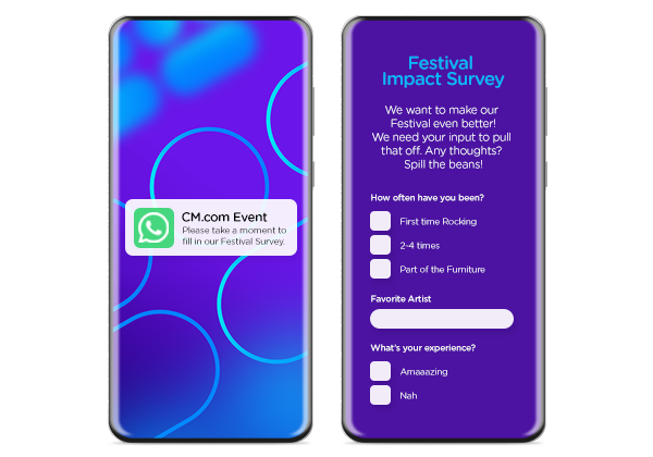 Work with your fans festival survey